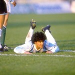 Diego Maradona of Argentina