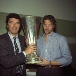 Dino Zoff and Stefano Tacconi of Juventus