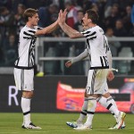 Daniele Rugani saluta così Stephan Lichtsteiner