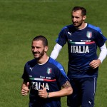 Italian Football Training Session And Press Conference
