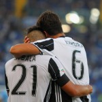 Juve-Samp: Khedira si complimenta col compagno e guarda avanti