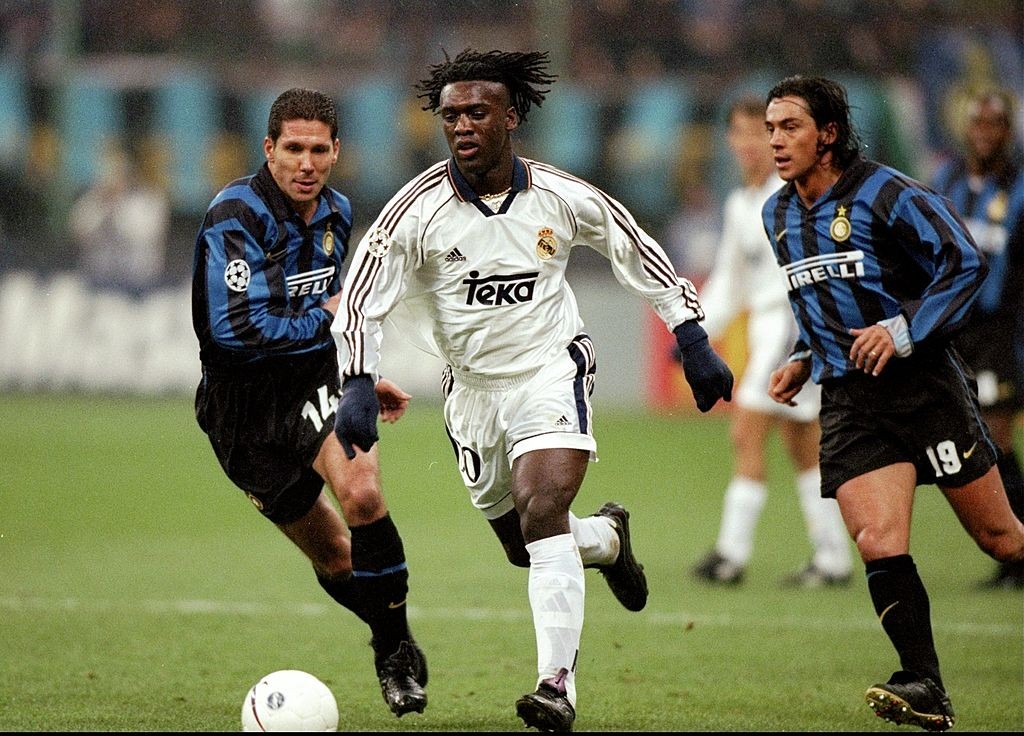 Clarence Seedorf, Diego Simeone and Paulo Sousa