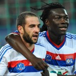 PARIS: Olympique Lyonnais' Soccer Players.