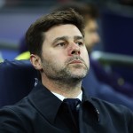 L'allenatore degli Spurs Mauricio Pochettino in panchina durante Tottenham-Juve