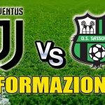Juventus-Sassuolo, le formazioni ufficiali