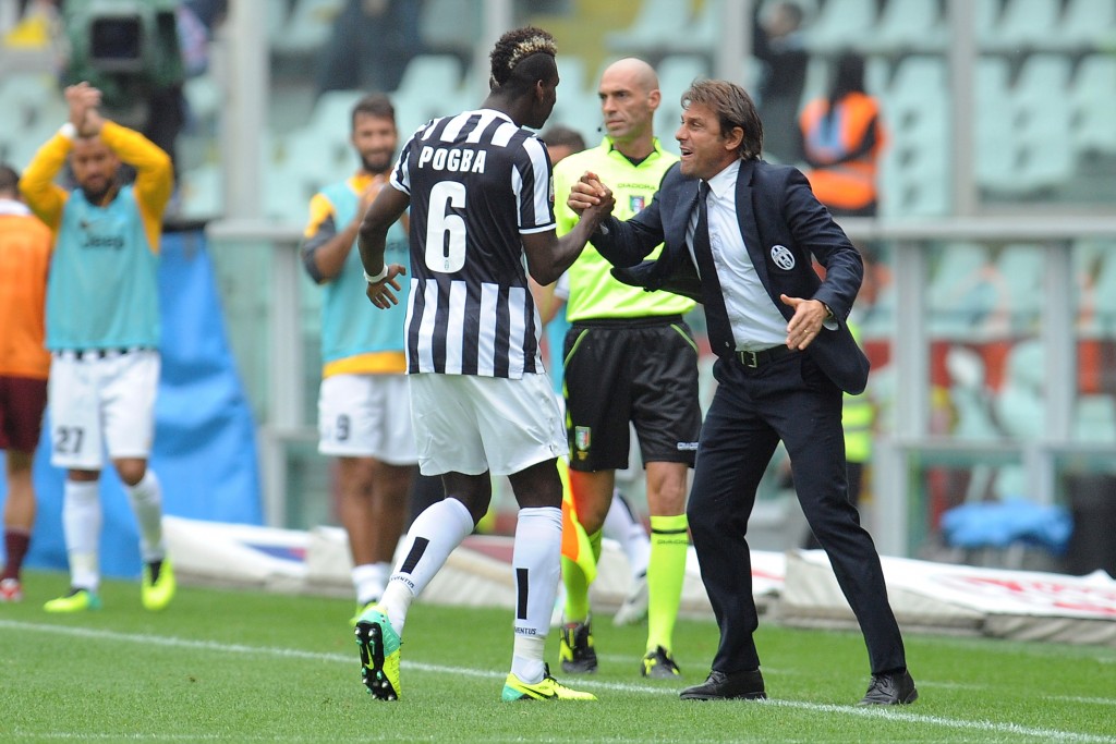 Pogba con Conte ai tempi della Juve
