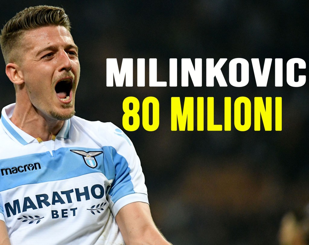 Mercato Juve: Milinkovic costa almeno 80 milioni.