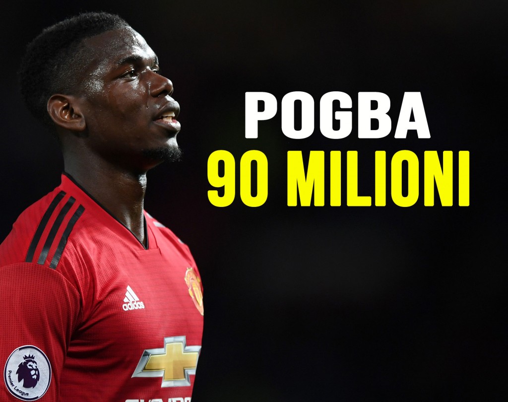 Calciomercato Juve: affare Pogba, servono minimo 90 milioni.