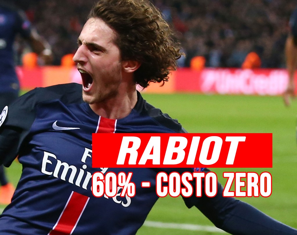 Calciomercato Juventus: Rabiot affare a costo zero.