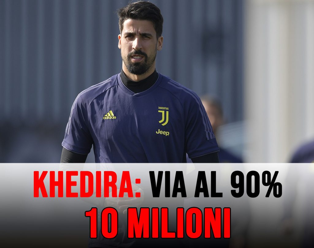 Mercato Juve: addio Khedira sempre più certo.