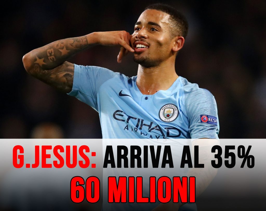 Calciomercato Juve: Gabriel Jesus ipotesi suggestiva per l'attacco.