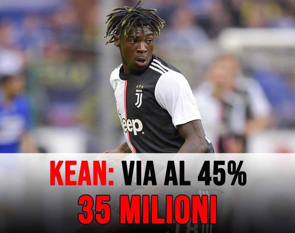 Calciomercato Juventus: Kean potrebbe partire.