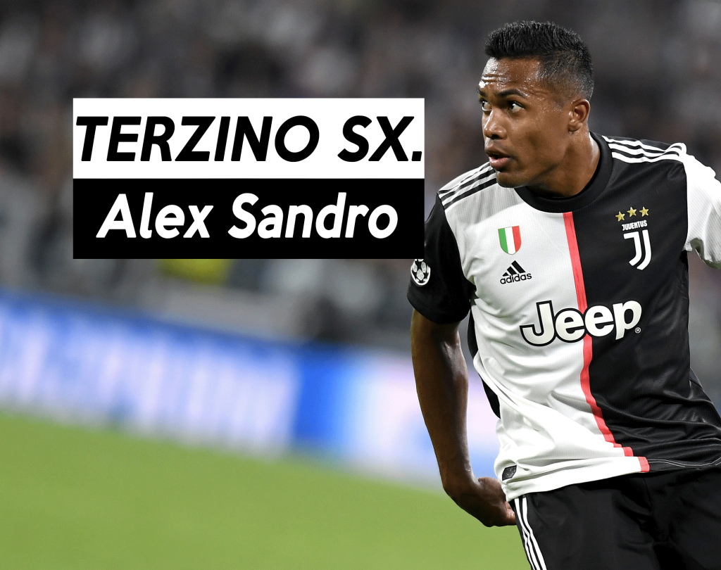 Calciomercato Juventus: Alex Sandro a sinistra.