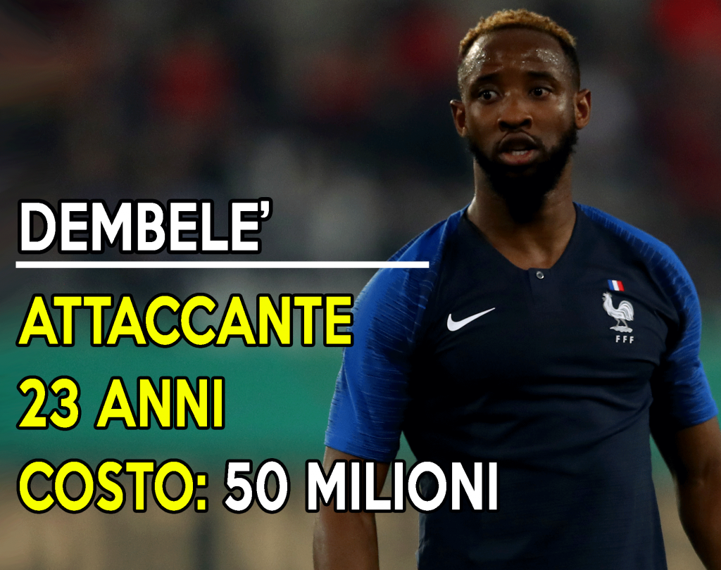 Calciomercato Juventus - Moussa Dembelè osservato speciale.