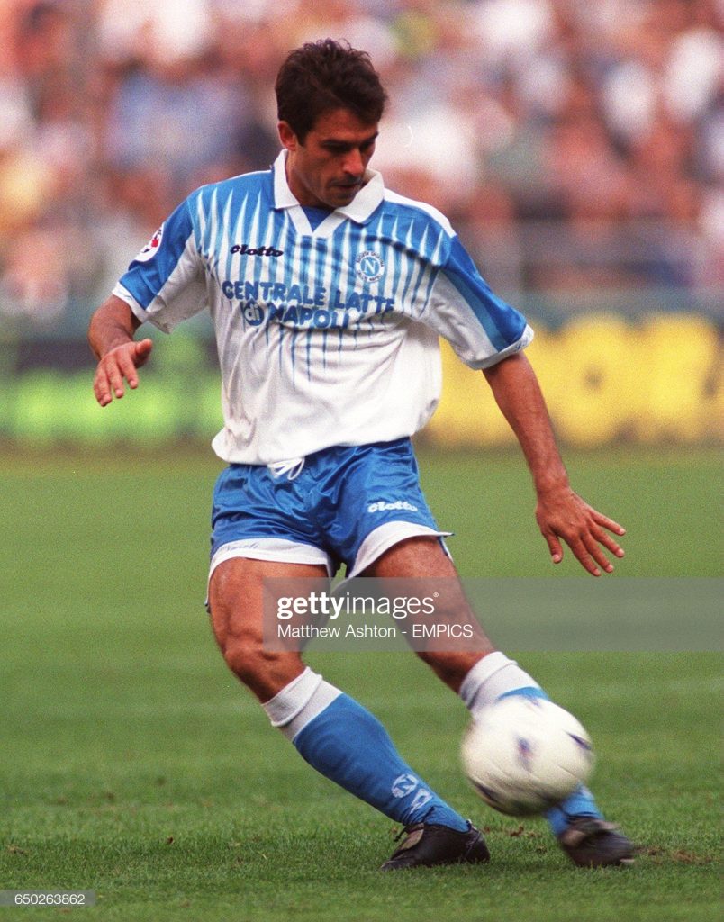 Andre Cruz, Napoli  (Photo by Matthew Ashton/EMPICS via Getty Images)