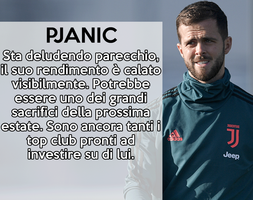 Calciomercato Juve - Miralem Pjanic sta deludendo e potrebbe dire addio.