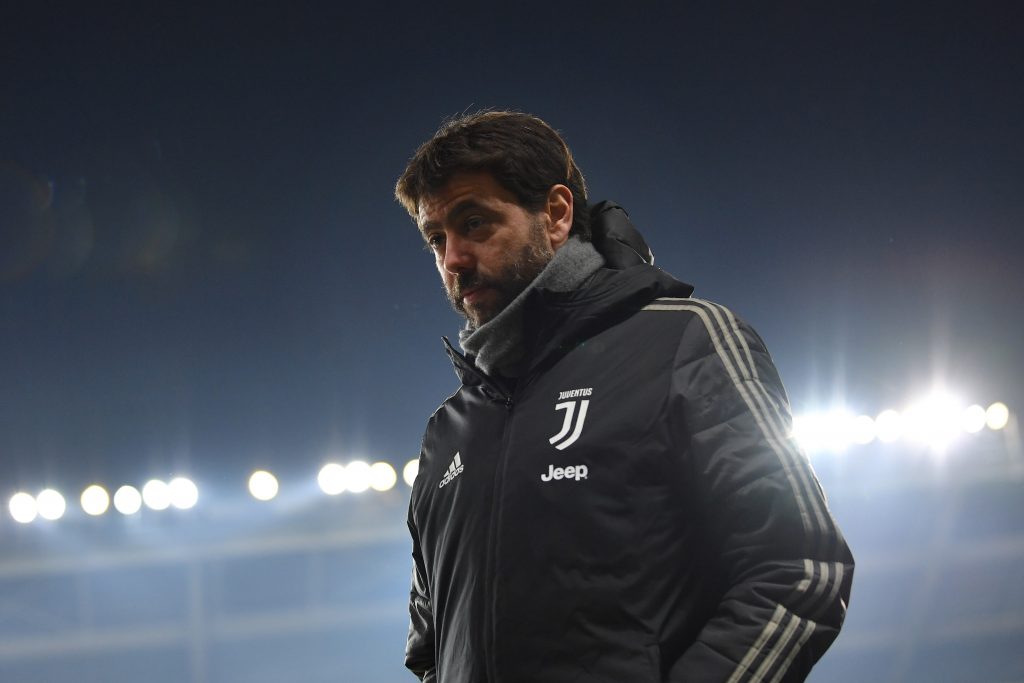 Il presidente della Juve Andrea Agnelli