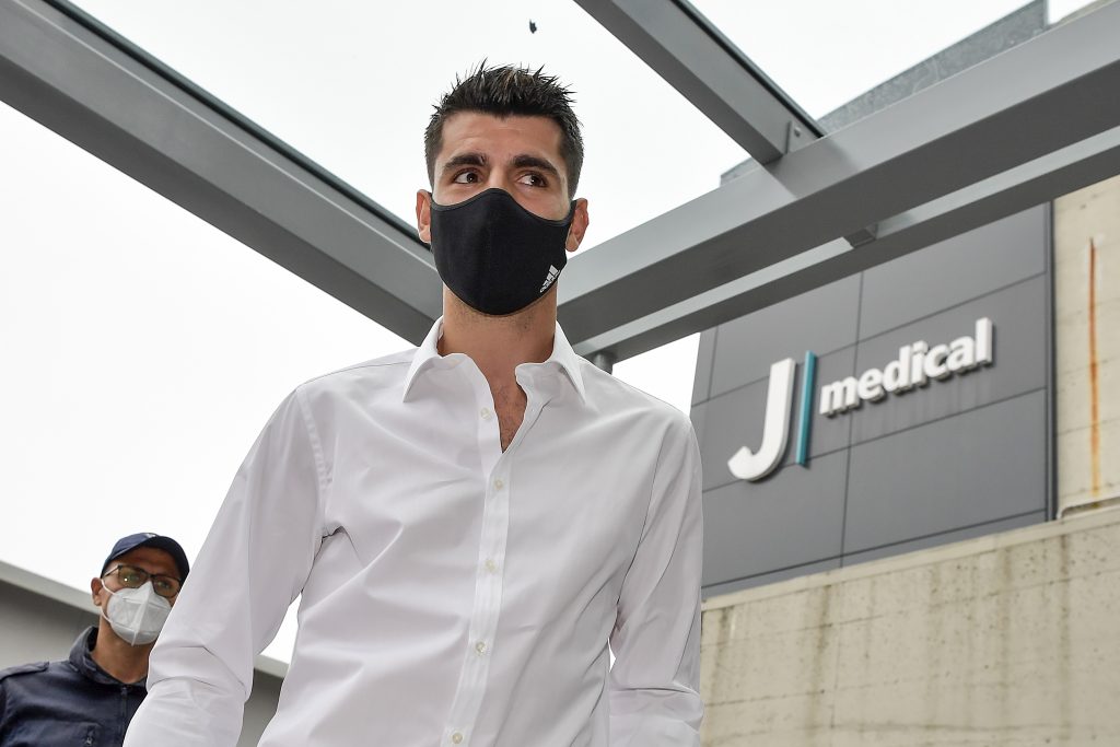 Juventus New Signing Alvaro Morata Medical Tests