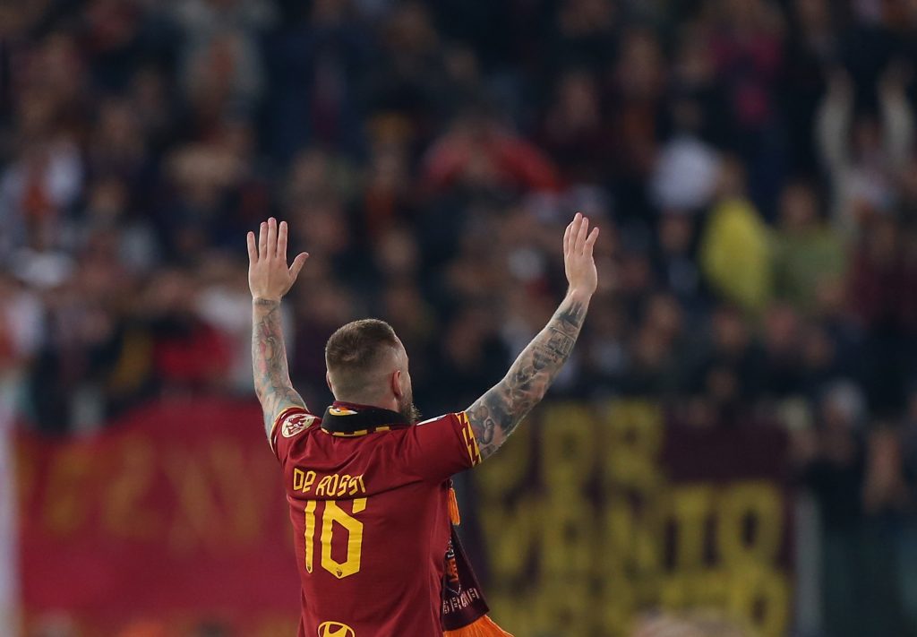 Daniele De Rossi con la Roma