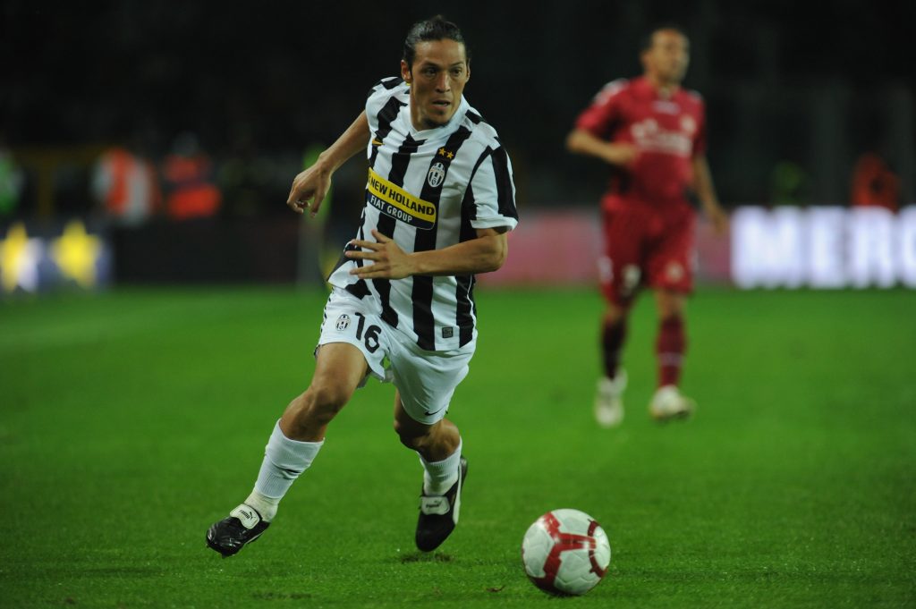 Mauro Camoranesi con la maglia della Juve