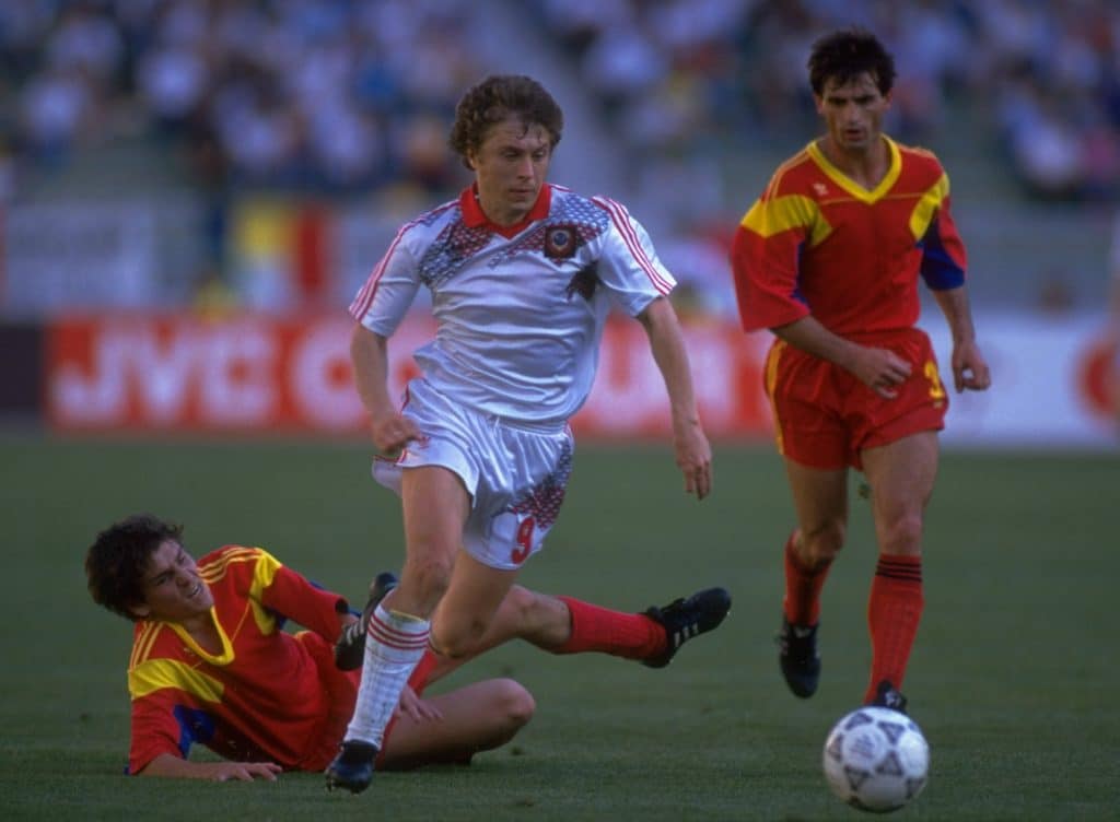 Zavarov con la Nazionale Sovietica