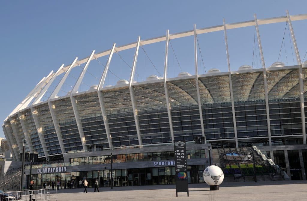 Lo stadio della Dinamo Kiev