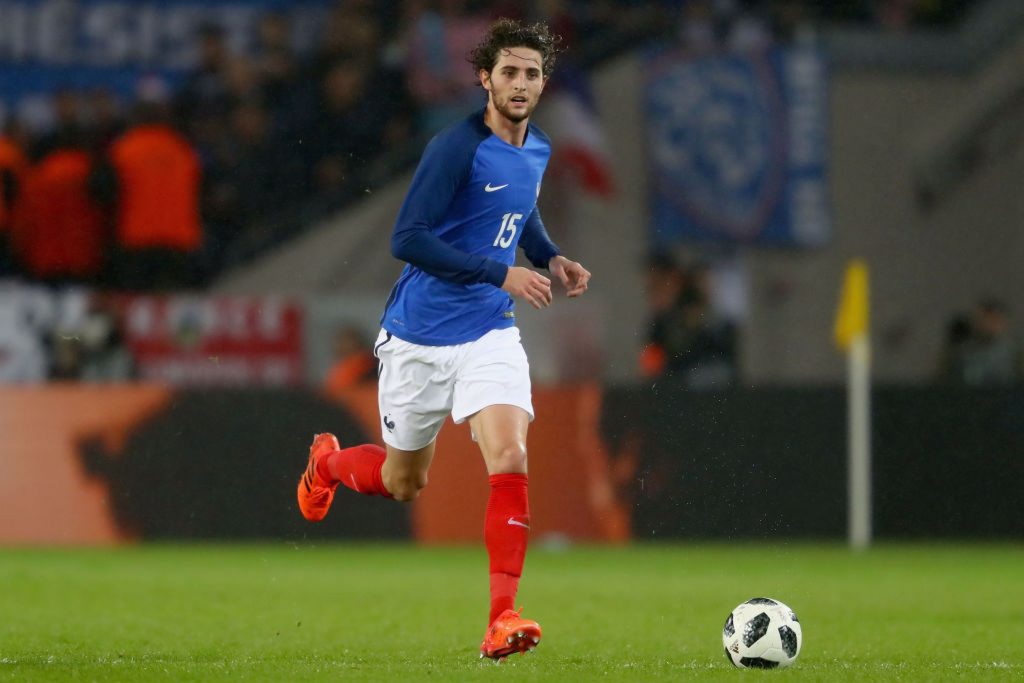 Adrien Rabiot con la maglia della Francia