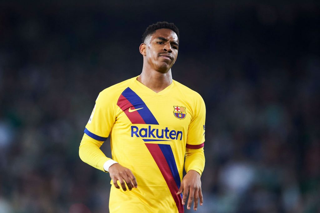 Junior Firpo con il Barcellona