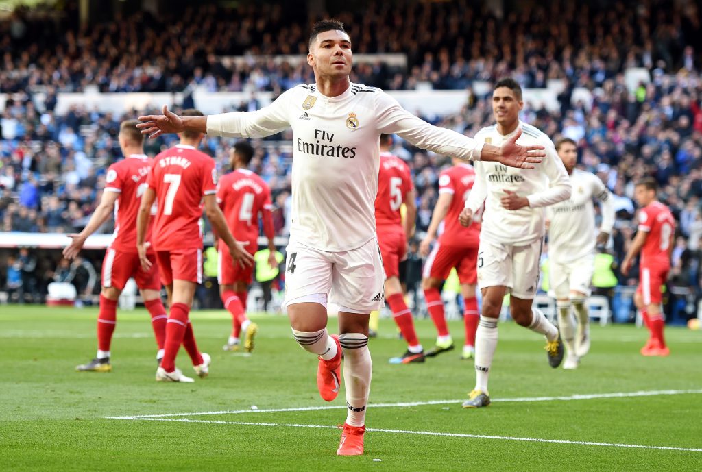 Casemiro, già accostato alla Juventus in passato.