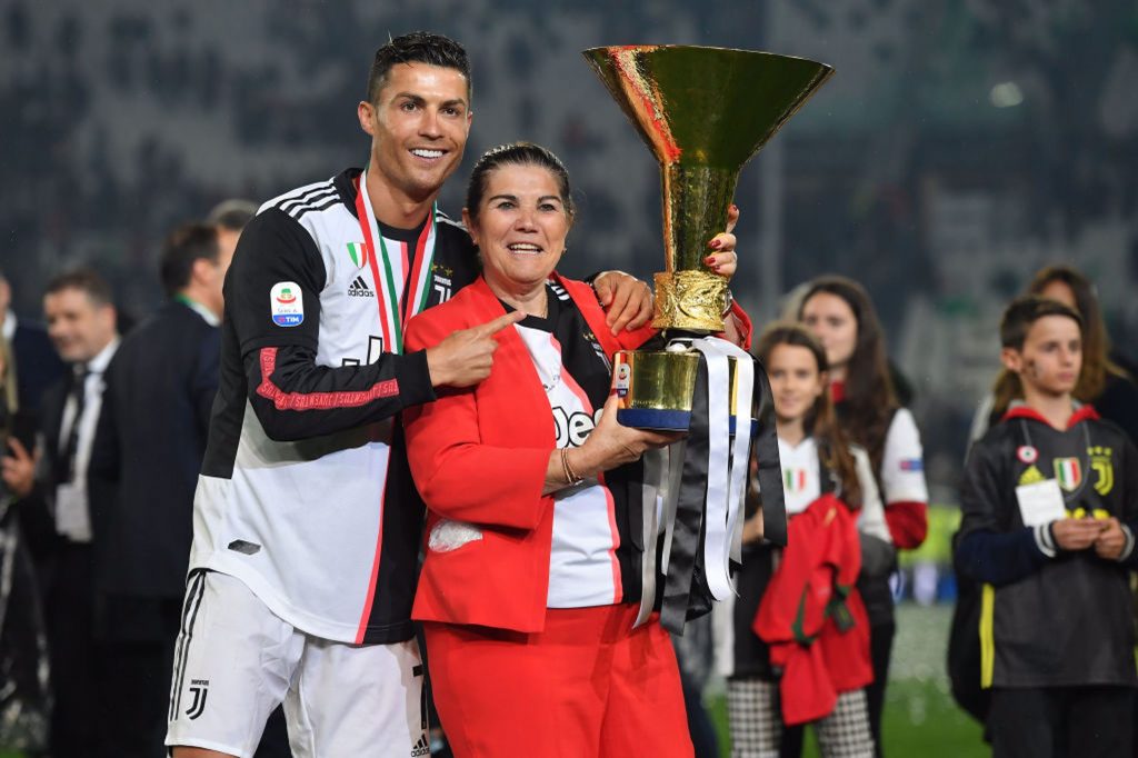 Cristiano Ronaldo e sua madre