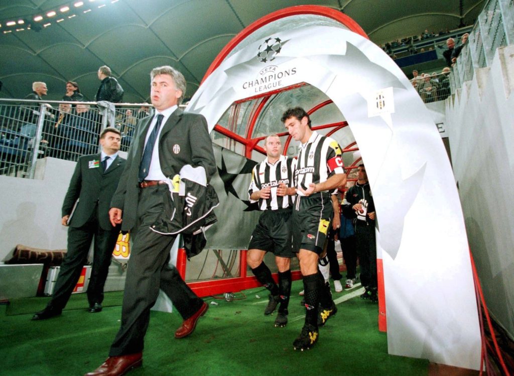 Ancellotti ai tempi della Juve