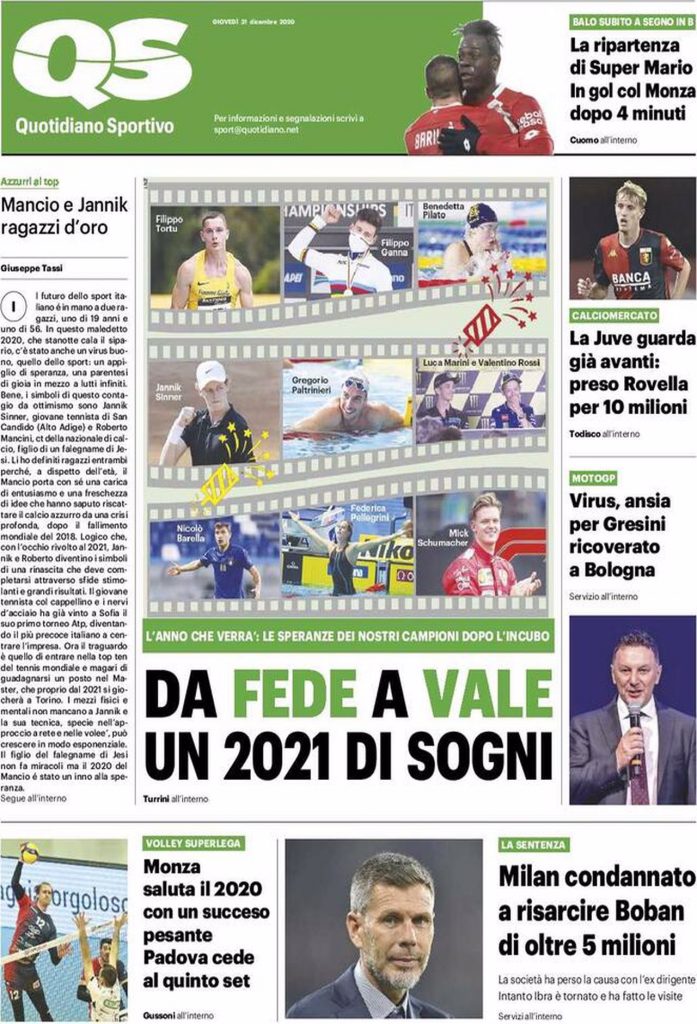 Prima pagina QS 31-12-2020