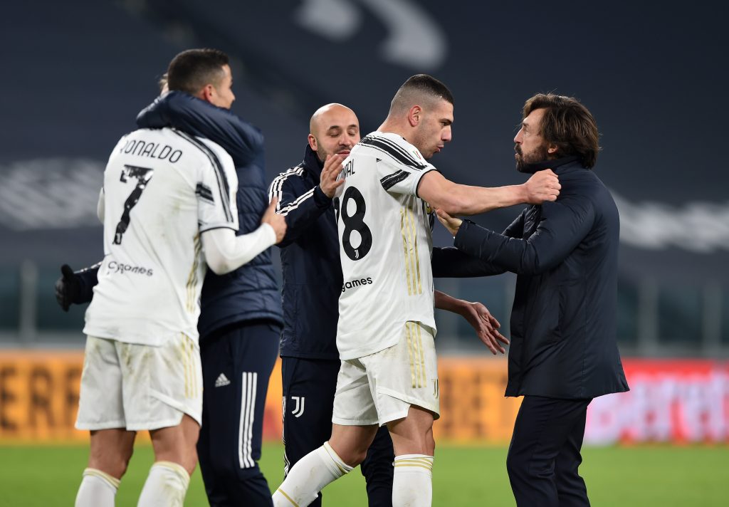 Andrea Pirlo e Merih Demiral