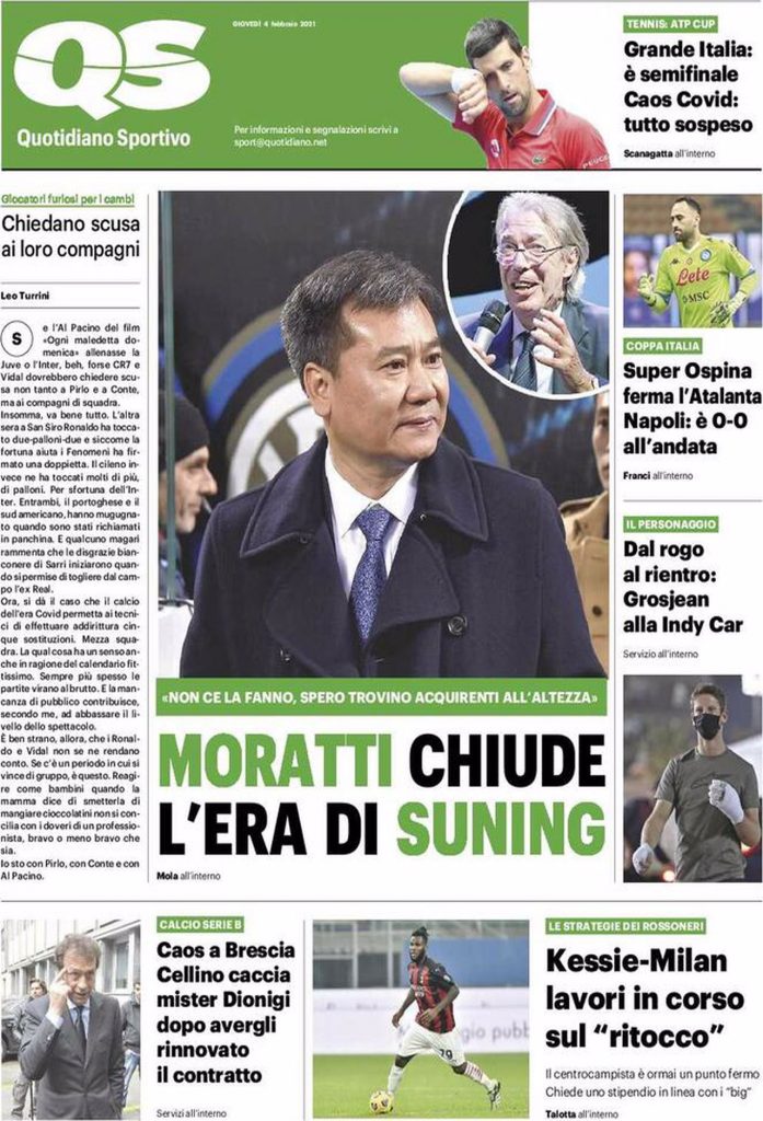 Prima pagina QS 04-02-2021