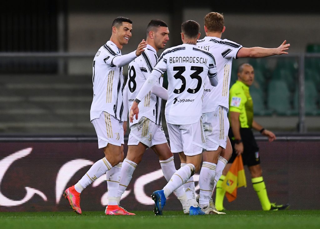 Esultanza Juve