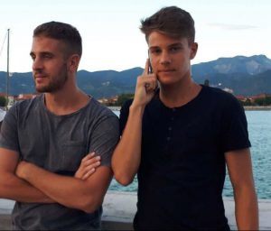 I fratelli Alessandro e Nicolò Fagioli