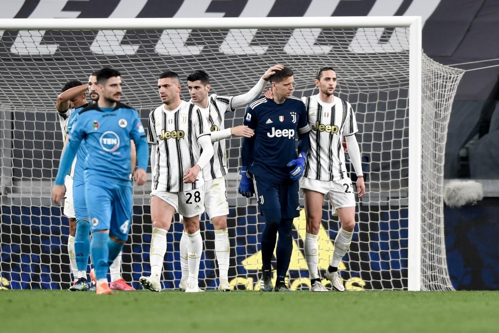 Wojciech Szczesny Alvaro Morata e Merih Demiral