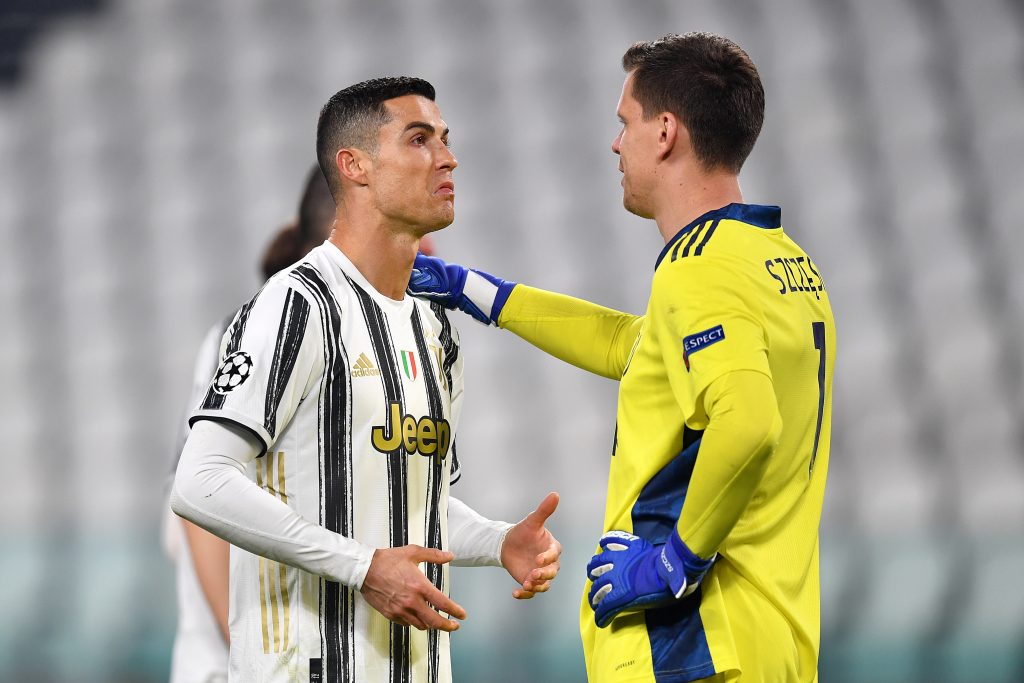 Wojciech Szczesny e Cristiano Ronaldo