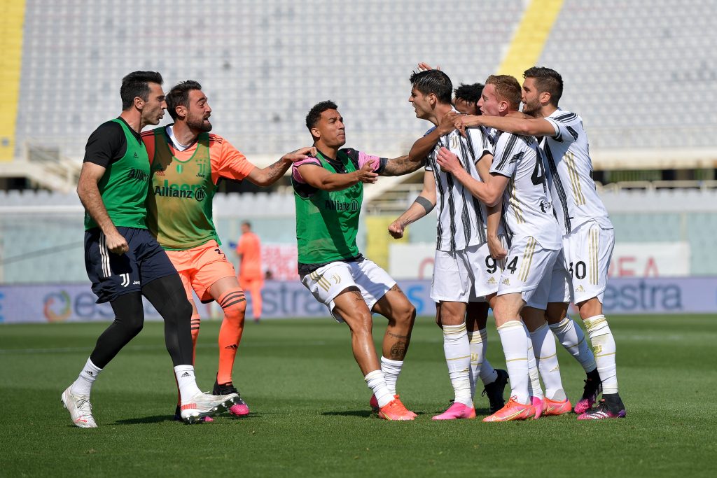 Esultanza Juve