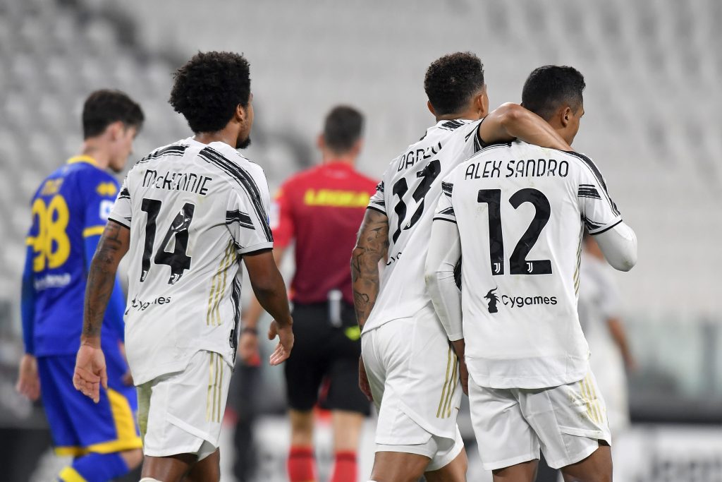 Alex Sandro, Danilo e McKennie