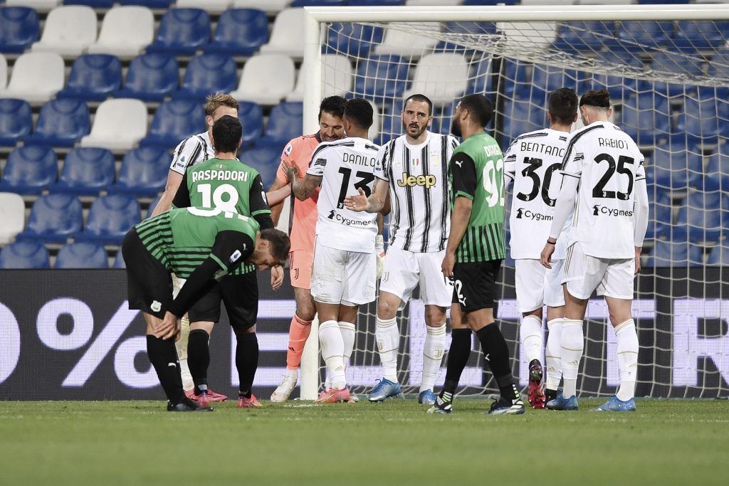 Esultanza Juve