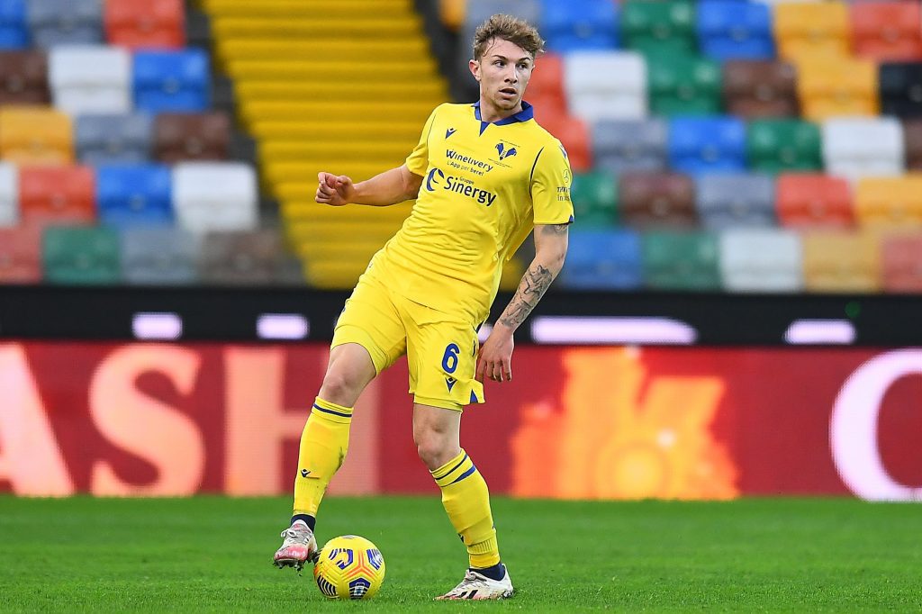 Matteo Lovato, difensore del Verona