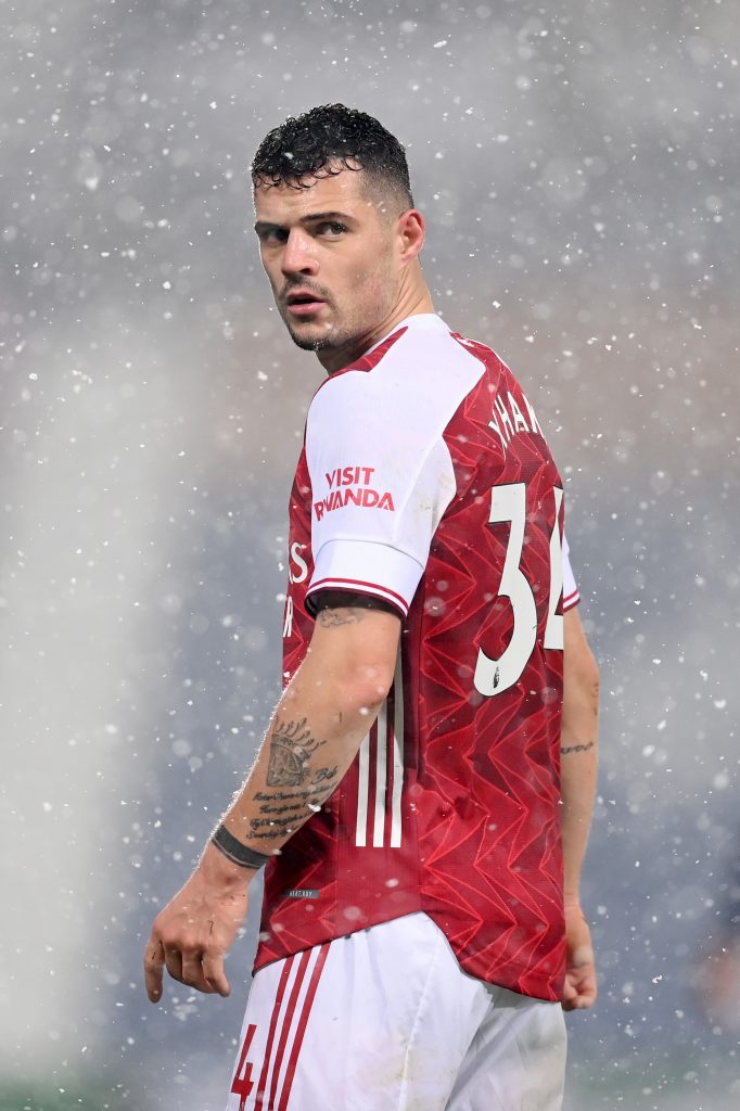 Granit Xhaka, centrocampista dell'Arsenal