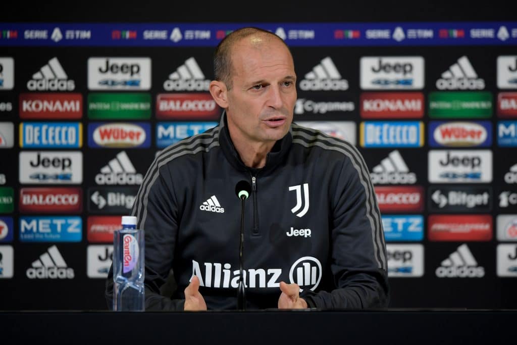 Massimiliano Allegri conferenza