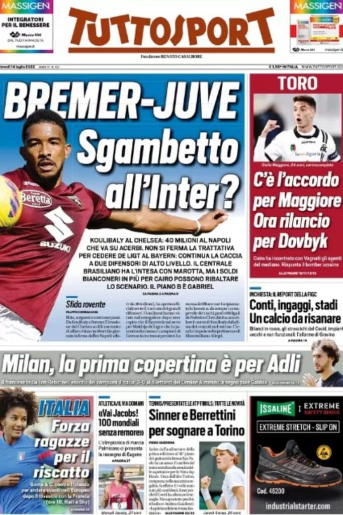Tuttosport 14-07-22