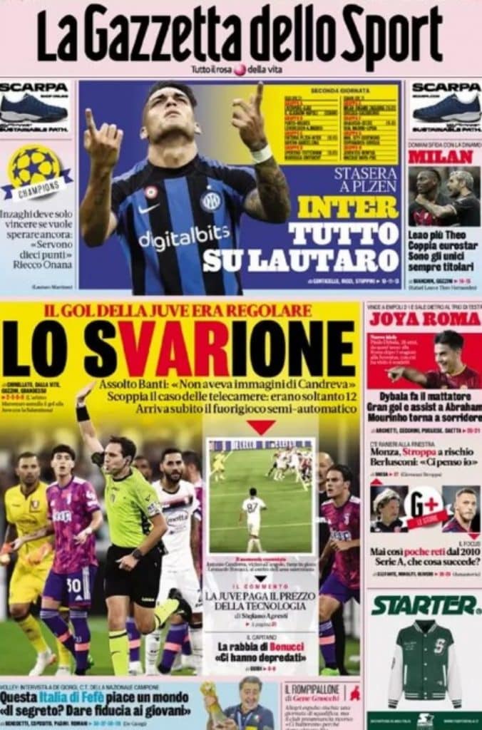 Gazzetta 13-09-22