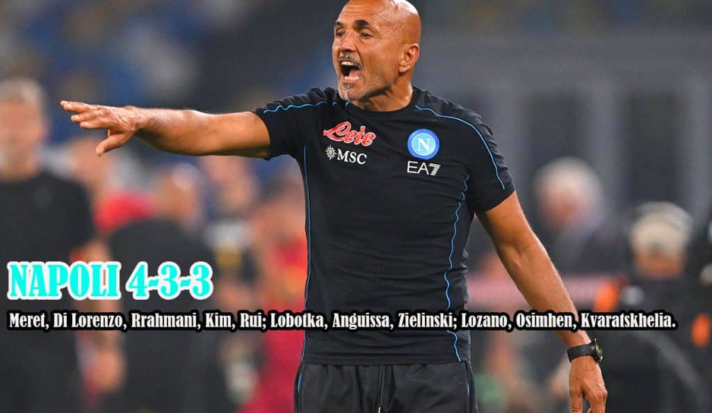 Il 4-3-3 di Luciano Spalletti