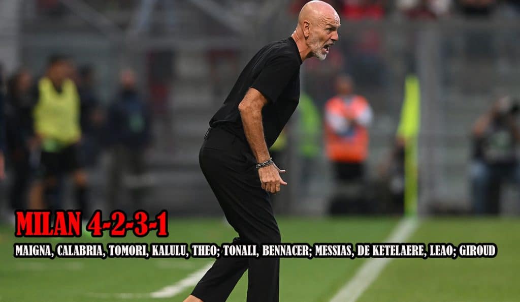Il 4-2-3-1 di Stefano Pioli