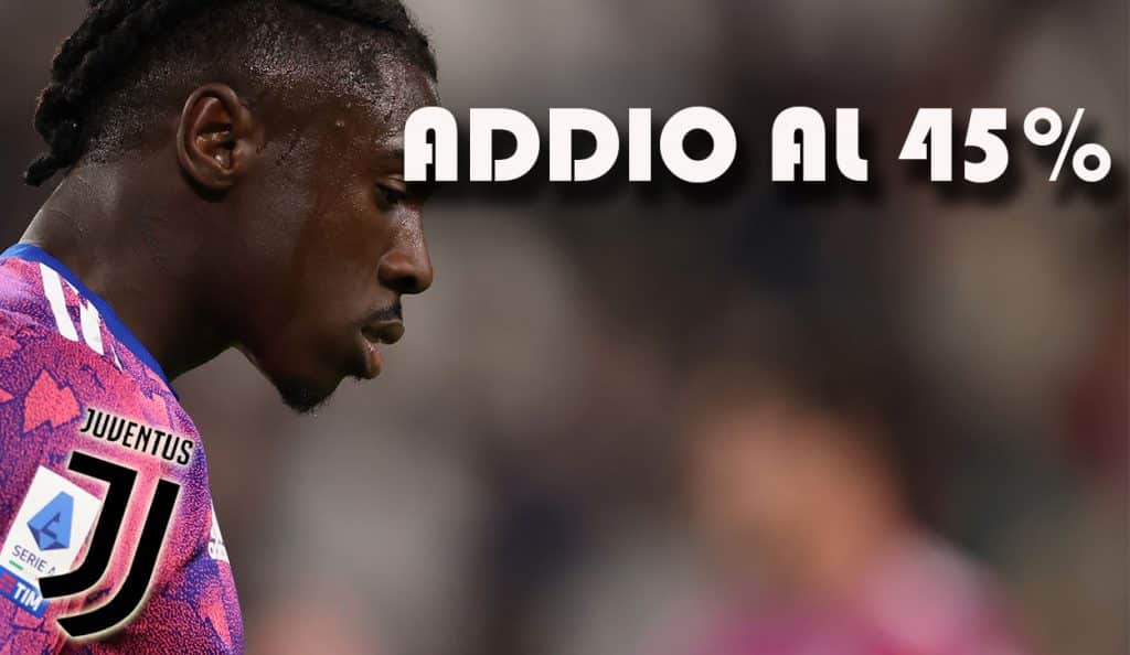 Percentuale addio Moise Kean