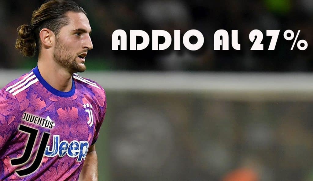 Percentuale addio Adrien Rabiot